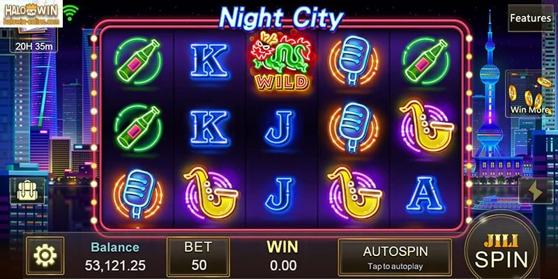 Night City Slot Machine, Night City JILI Slot Game