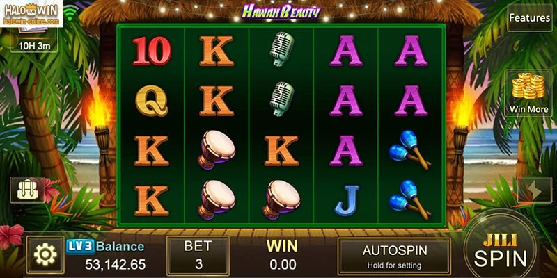 Hawaii Beauty Slot Machine, JILI Hawaii Beauty Slot Games