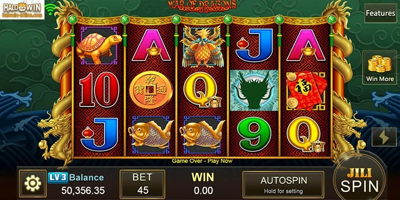 War of Dragons Slot Machine, JILI War of Dragons Slot Games