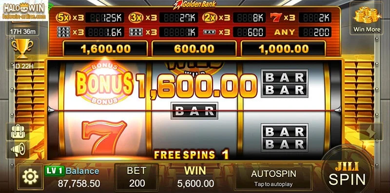 Golden Bank Slot Machine, Golden Bank Jili Games