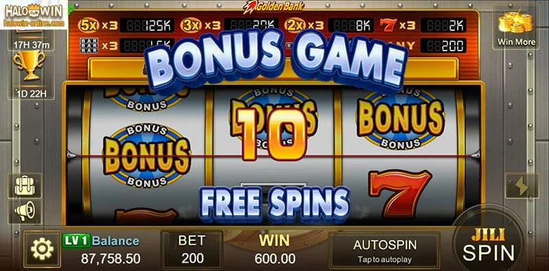 Golden Bank Slot Machine, Golden Bank Jili Games