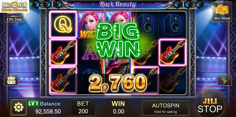 Rocky Beauty Slot Machine, JILI Rocky Beauty Slots