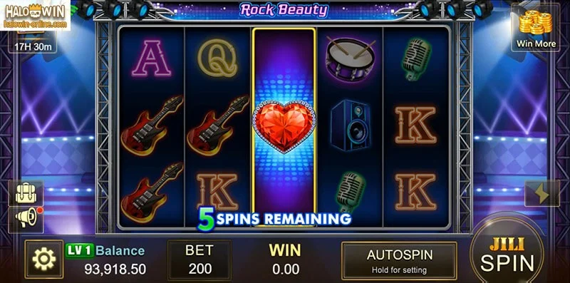 Rocky Beauty Slot Machine, JILI Rocky Beauty Slots