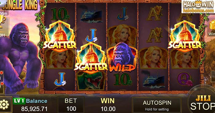 Jungle King Slot Machine Free Spins Bonus