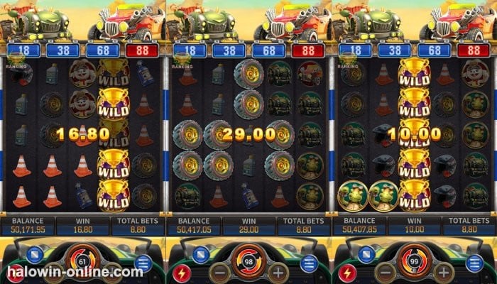 Animal Racing Fa Chai Slot Games Free Play Online-Animal Racing Slot Game Screen