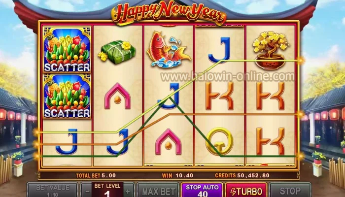 Play Happy Year New Slot Machine Game, Happy New Year Wishes to Earn Game