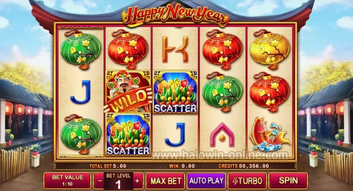 Play Happy Year New Slot Machine Game, Happy New Year Wishes to Earn Game