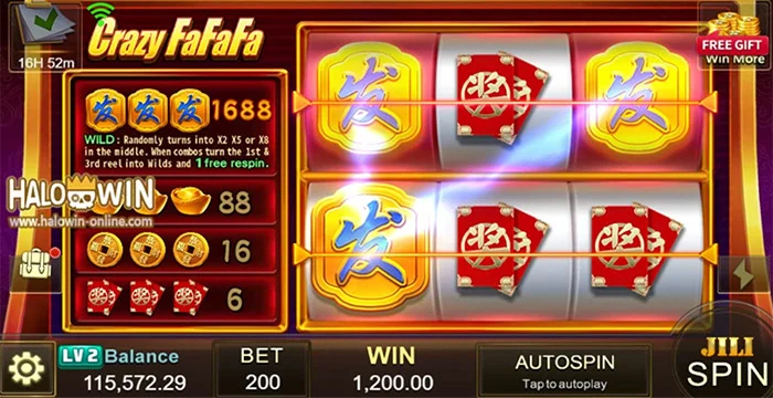 Jili Chinese Themed Crazy FaFaFa Slot Game