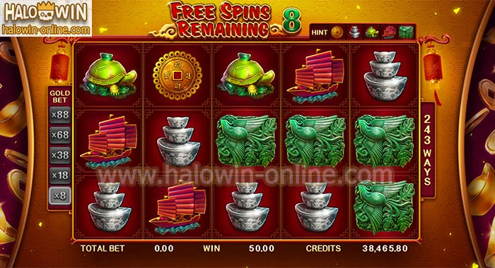 Good Fortune Slot Machine Game New Year Wishes to Earn Game