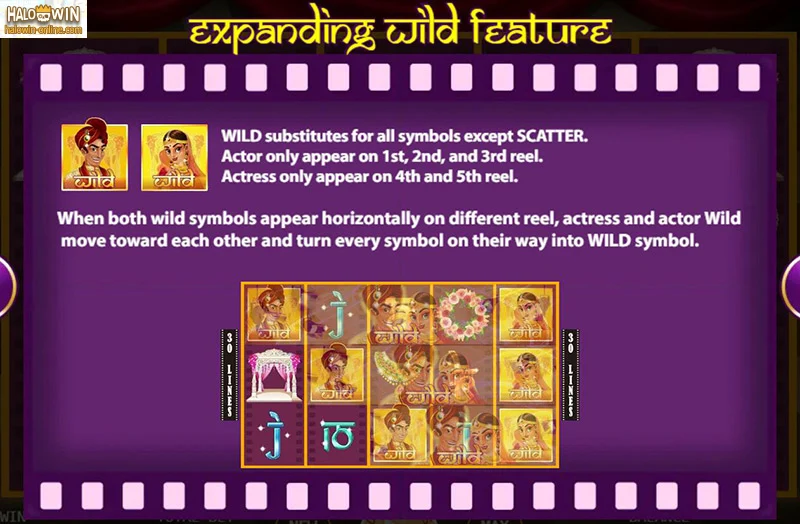 Bollywood Romance Slot Machine, India Slots Games Online